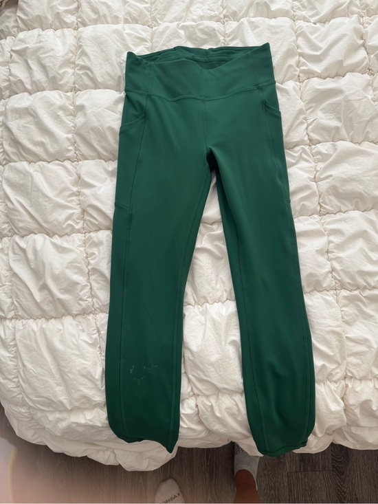 lululemon athletica Pants - lululemon athletica Forest Green Leggings with Side Pocket
